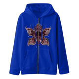 Stranger Things Hoodie Zipper Sweatshirt Cardigan Loose