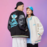 The Bears Varsity Jacket Baseball Uniform Jacket Men's Autumn Loose Bear Embroidery Top Couple Jacket