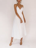 Bridesmaid Dress Spring/Summer Sexy Sexy Suspenders Slit Dress Gown