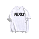 Men's T-Shirt Summer Men's Letter Printed T-shirt Casual Loose