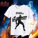 Marvel T Shirt Clothes Men's Marvel Movie Iron Man Short Sleeve T-shirt