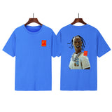 Cactus Jack McDonalds Shirt Rap Print Loose Short Sleeve