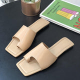 Women Open Toe Sandals Flats Summer Flat Sandals