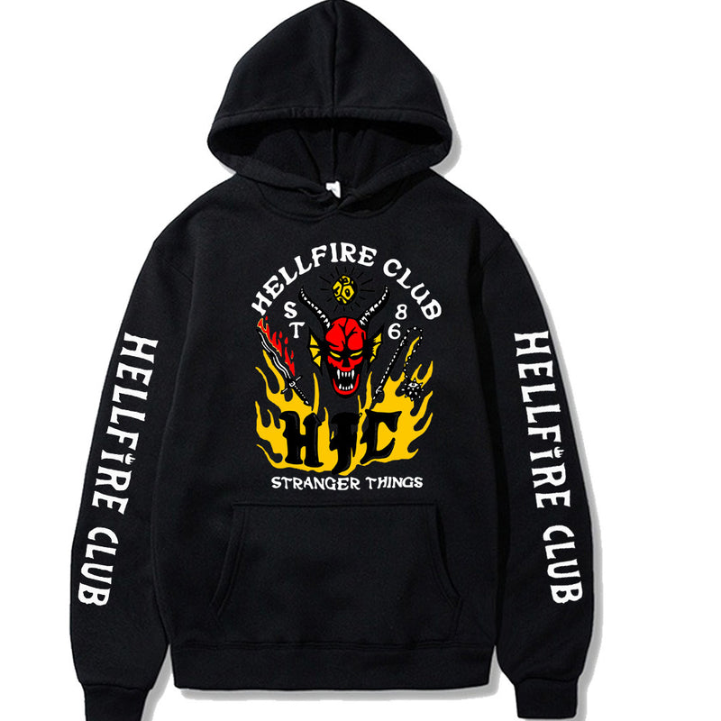 Stranger Things Hoodie Hellfire Club Stranger Things Season 4 Hoodie Sweater