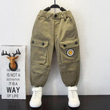 Toddler Boys Pants Boys' Fall Overalls Sports and Leisure