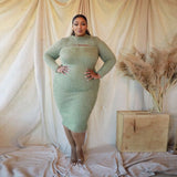 Nina Parker Black Dress Sexy Sheath Dress