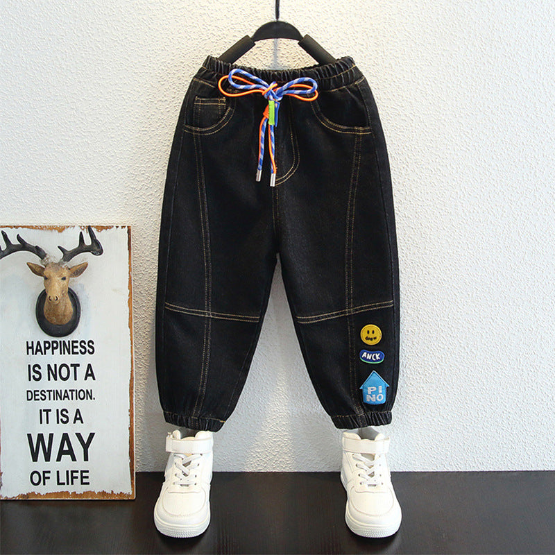 Toddler Boys Pants Boys' Spring and Autumn Jeans Casual