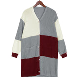 Women's Fall Outfits Sweater Women's Mid-Length Autumn and Winter Knitwear Cardigan Coat
