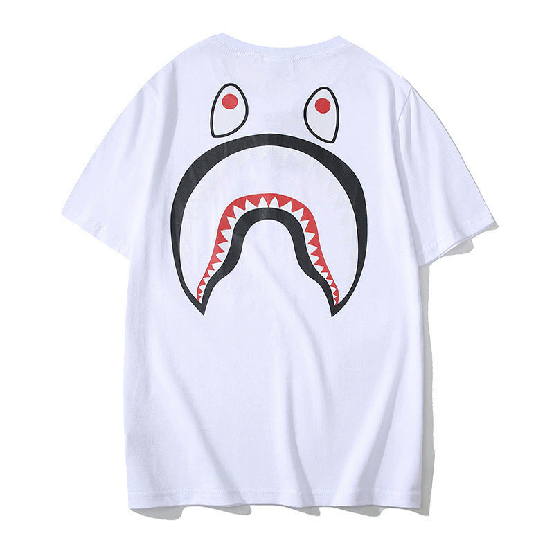 WGM Shirt Printed Teeth Short Sleeve Casual Fashionable T-shirt