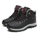 Men's Martin Boots Winter Fleece-Lined Warm High-Top Outdoor Fashion