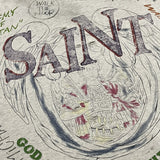 Saint Michael Hoodie Jesus Print Casual Loose-Fitting Hoodie Sweatshirt