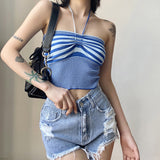 Music Festivals Rave Outfits Girls Tops Summer Women's Fashion Slim Vest