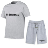 Fear of God Fog Essentials Fashion Brand Casual Short-Sleeved Shorts Suit Chest