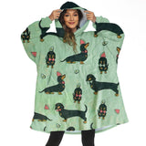 Hoodies Blankets Lazy Cover Blanket Pullover Autumn and Winter Pajamas