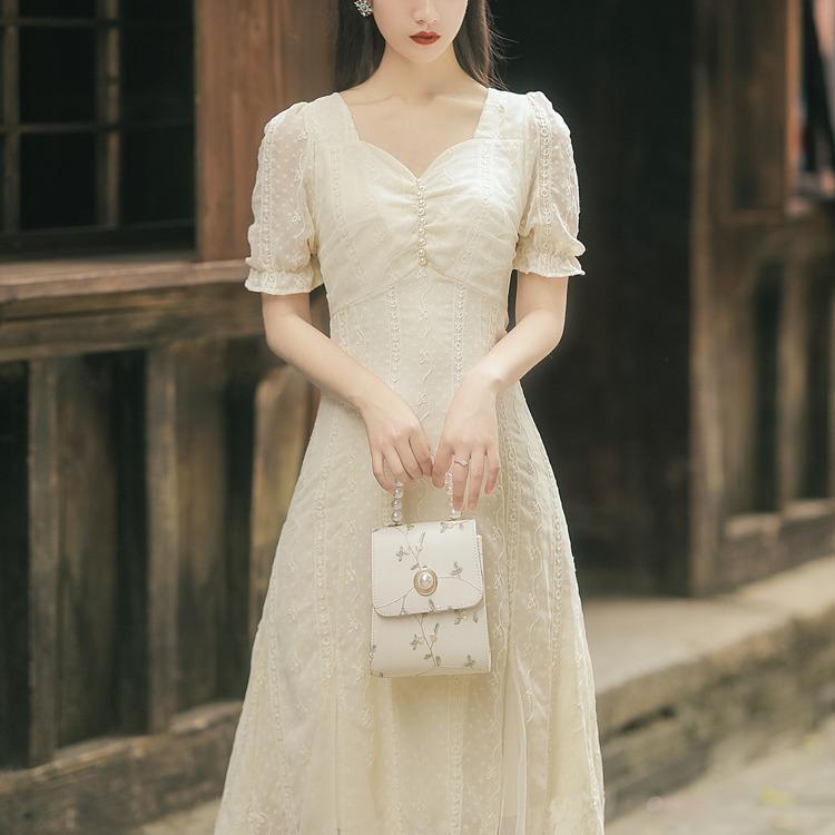 Women Cottagecore Dress Elegant Dress Summer