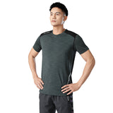 Sweat Wicking Shirt Men's Short Sleeve Fitness Clothes Quick-Drying Exercise T-shirt