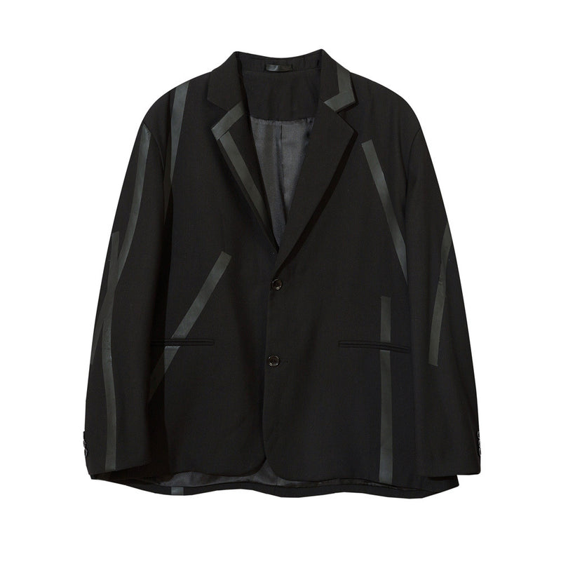 Men's Casual Suit Man Blzer Casual Suit Jacket Men's Loose Lapels Single-Breasted Suit Jacket
