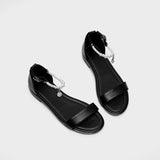 Flat Dress Sandals Summer Buckle Hollowed Leisure Sandals