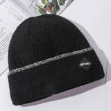 Men Winter Hats Men's Hat Autumn and Winter Solid Color Outdoor Casual Trend