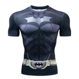 Marvel T Shirt Tight Men's Sports Fitness 3D Men's Clothing