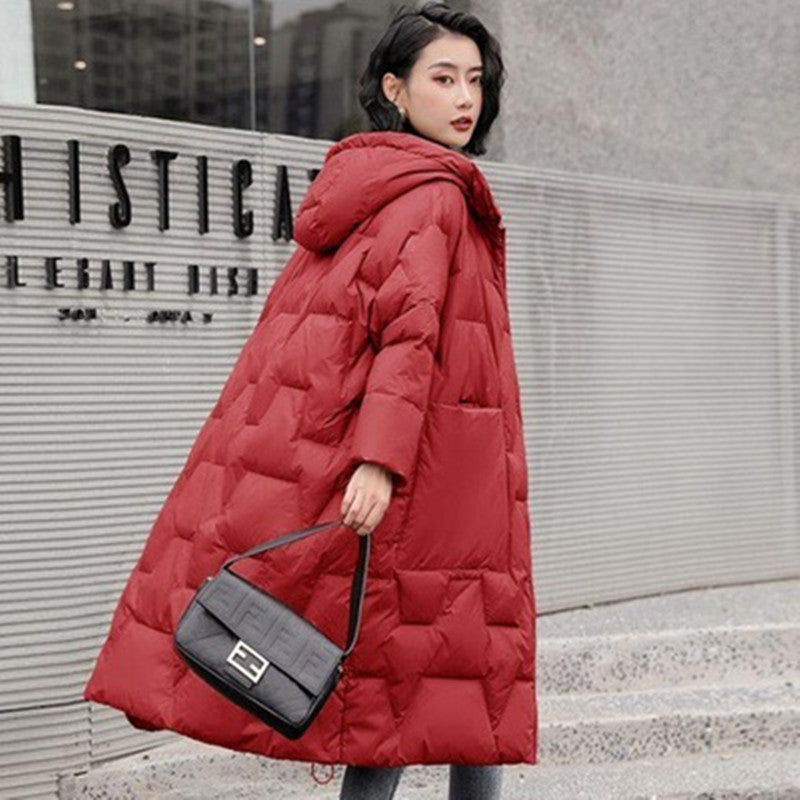 Women Winter Coats Puffer Jacket Down Coat Winter Loose Down Jacket Hooded Warm Duck Down Coat