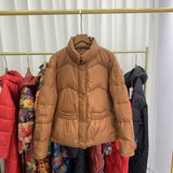 Women Winter Coats Puffer Jacket down Coat Autumn and Winter down Jacket Women's Short Side Thin Coat