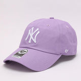 Dodgers and Yankees Baseball Cap 47brand Baseball Cap Hip Hop Pink Purple