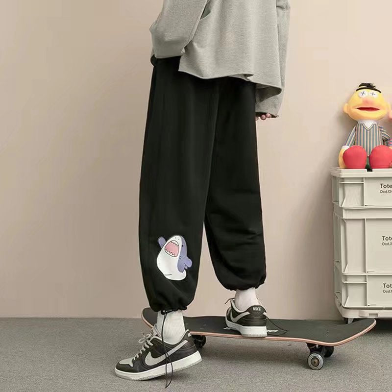Men Pants Men's Sports Pants Spring and Autumn Loose Casual Long Pants