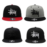 Stussy Cap Sutssy Flat-Brimmed Cap Flat Brim NY Baseball Cap Men Women Solid Color
