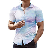 Men Beach T Shirts Summer Casual Loose Shirt Men