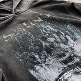 Saint Michael Hoodie Joint Name Fog Dark Lady Limited Retro Heavy Distressed Hooded