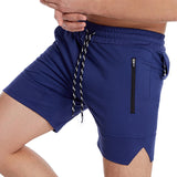 Hoochie Daddy Short Spring Shorts Men's Knitted Solid Color Sports Casual