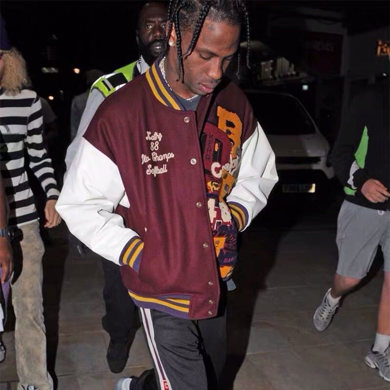 Alaska Varsity Jacket Stitching Embroidered Baseball Uniform Coat for Men