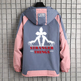 Stranger Things Hellfire Club Hoodie Men's and Women's Long Sleeve Hooded Jacket Casual Jacket