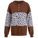 Women Fall Outfits Sweater Women Autumn and Winter Stitching Contrast Color Long Sleeve round Neck Top