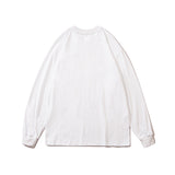 Mens Fall Outfits Long-Sleeved T-shirt Boys Loose Couple Oversize Sweater