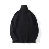 Men's Fall Outfits Solid Color Knitted Sweater Men's and Women's Couple Base Coat