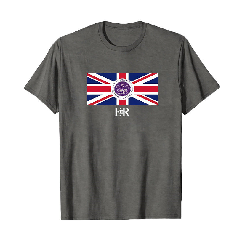 Inspired by Queen's Platinum Jubilee 2022 Elizabeth 70 Years T-shirt Graphic Print Crew Neck Short Sleeve T-shirt