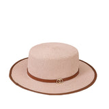Italian Fedora Hats Short Brim Straw Hat Women's Summer Top Hat