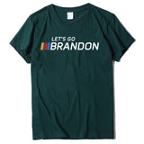 Let's Go Brandon T Shirt Women's Top Short Sleeve T-shirt Women