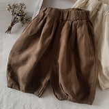 Summer Pants Solid Color Casual Pants Summer Bloomers