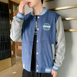 Corduroy Varsity Jacket Corduroy Coat Men's Spring and Autumn Jacket Casual Student Autumn and Winter Clothes Top Clothes