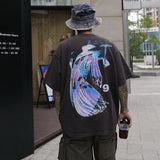 Rrr123 T Shirt Washed Old Loose Couple T-shirt