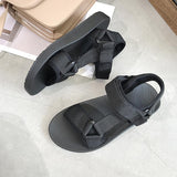 Women Open Toe Sandals Flats Sports Amoi Beach Sandals