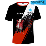 Baggy Baseball Jersey Summer Trendy 3d Digital Short Sleeve