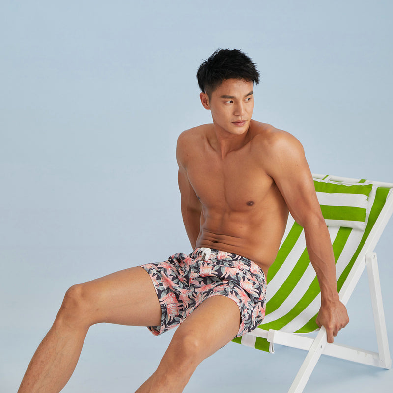 Men Swim Trunks Summer Beach Pants Shorts Fashion