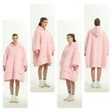 Hoodies Blankets Casual Homewear plus Size Robe Winter