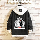 Comic Denim Jacket Men's and Women's Casual Loose Fashion Denim Jacket Autumn Clothing