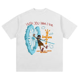 Cactus Jack McDonalds Shirt Spring/Summer Hip Hop Cartoon Printed Short Sleeve