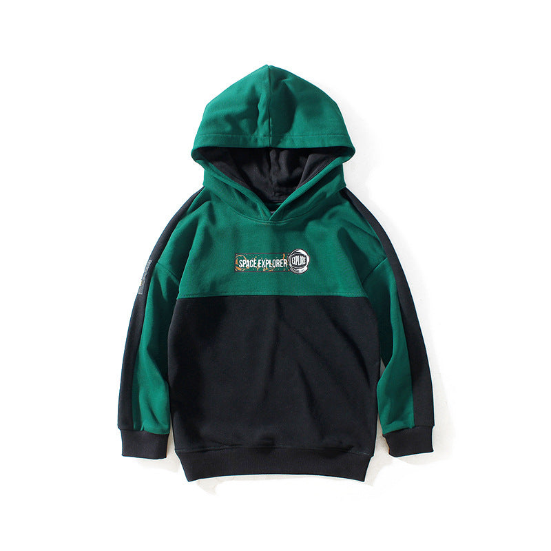 Children Boy Hoodie Autumn Children's Sweater Hooded Long Sleeve Sweater